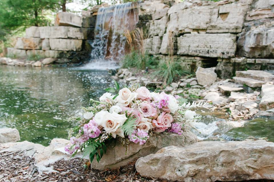 Waterfall backdrop