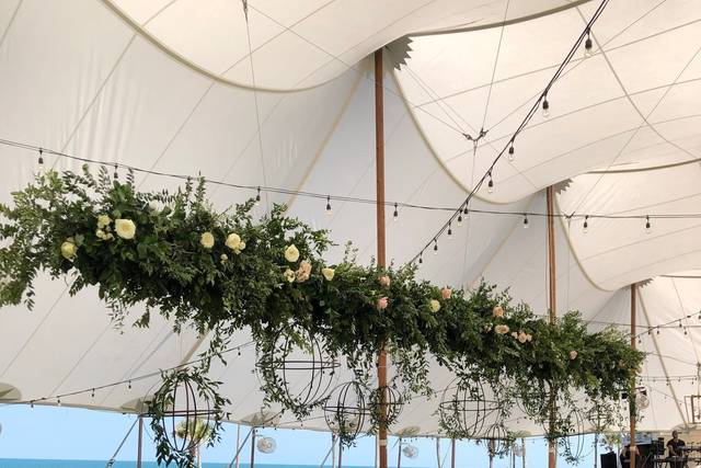 Sailcloth with beach views