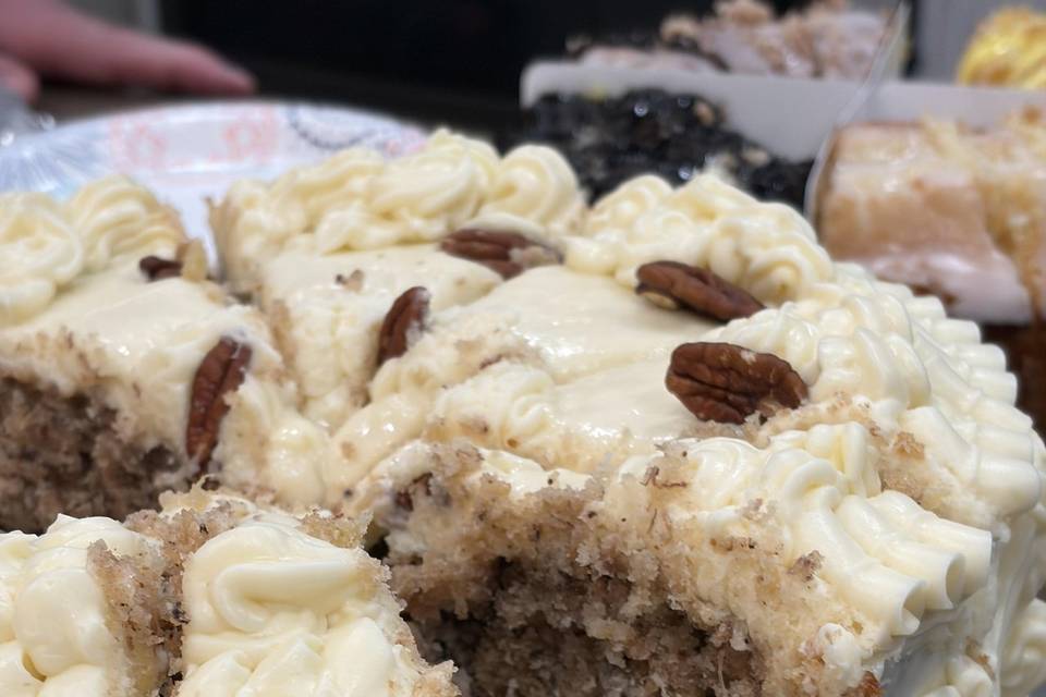 Hummingbird Cake Sliced