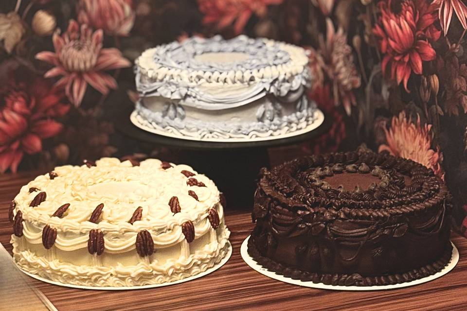 3 Different Cakes
