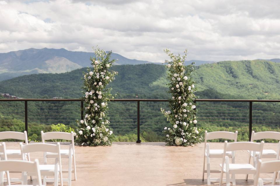 Flower Towers at The Magnolia