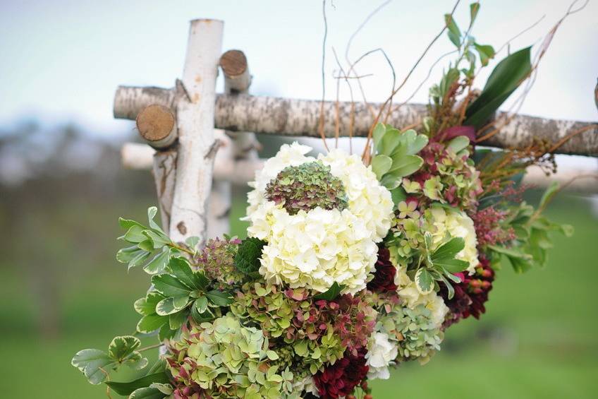 Arch flowers