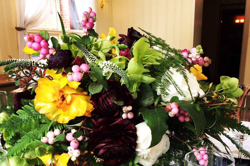 Colorful floral arrangement