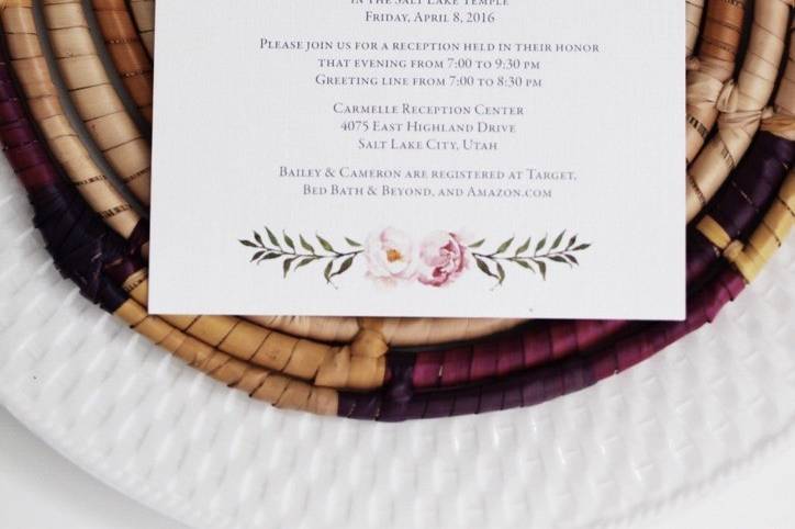 Beautiful Wedding Announcements