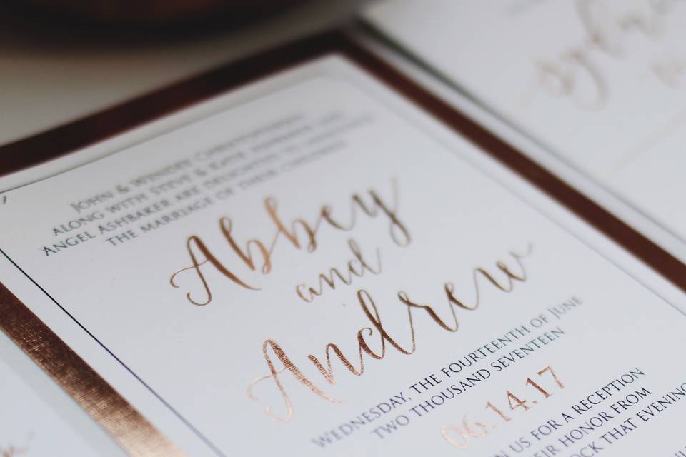 Beautiful Wedding Announcements