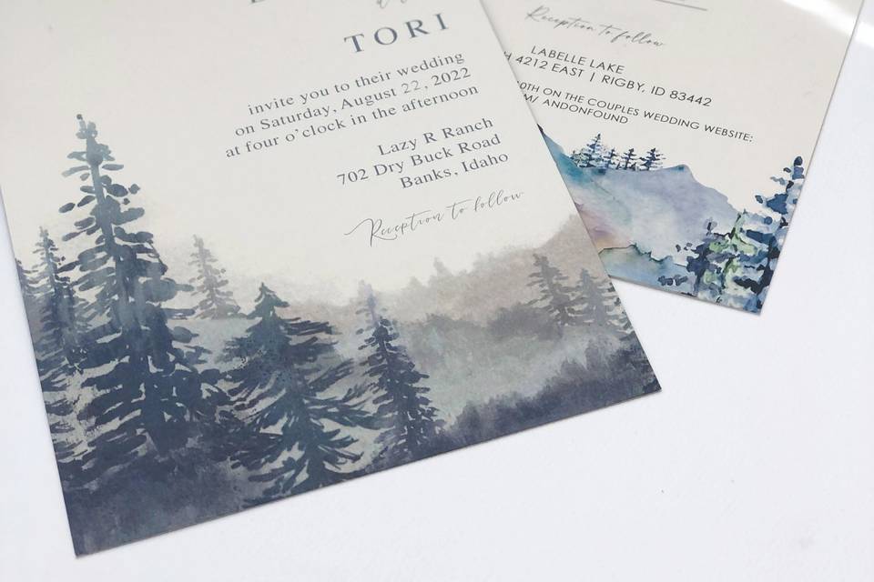 Mountain Invitations