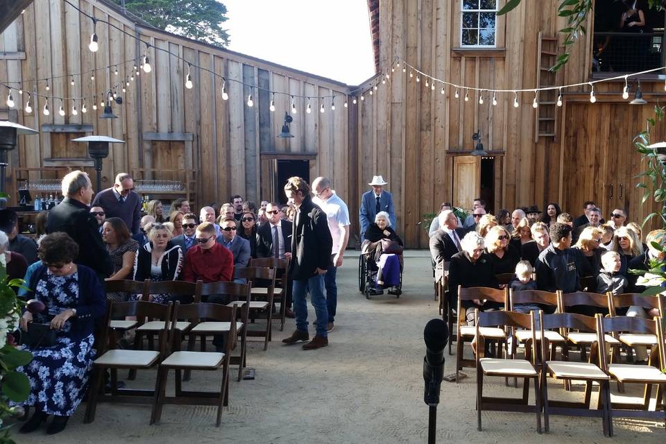 Wedding at Cooper Molera Barn