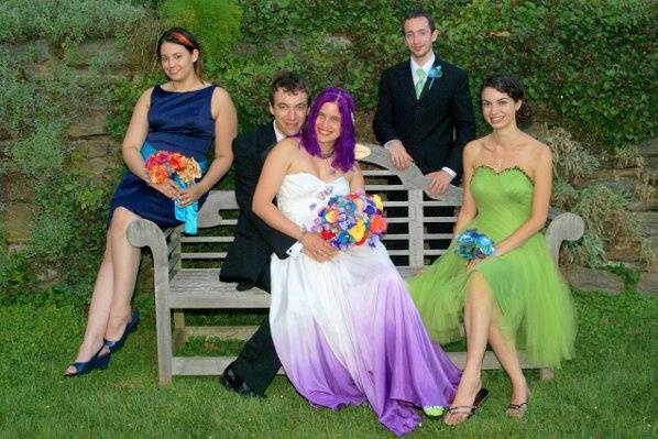 Colorful Wedding Party