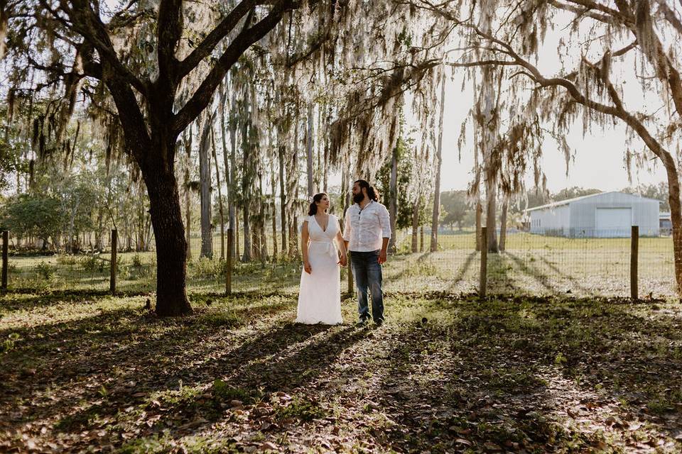 Engagement Photos on property