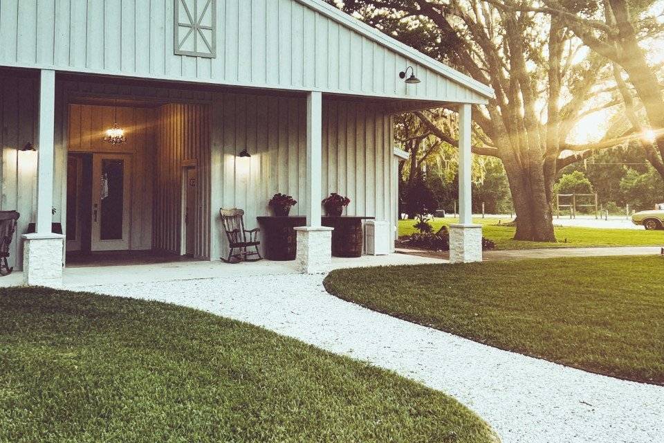 The Barn at sunset!