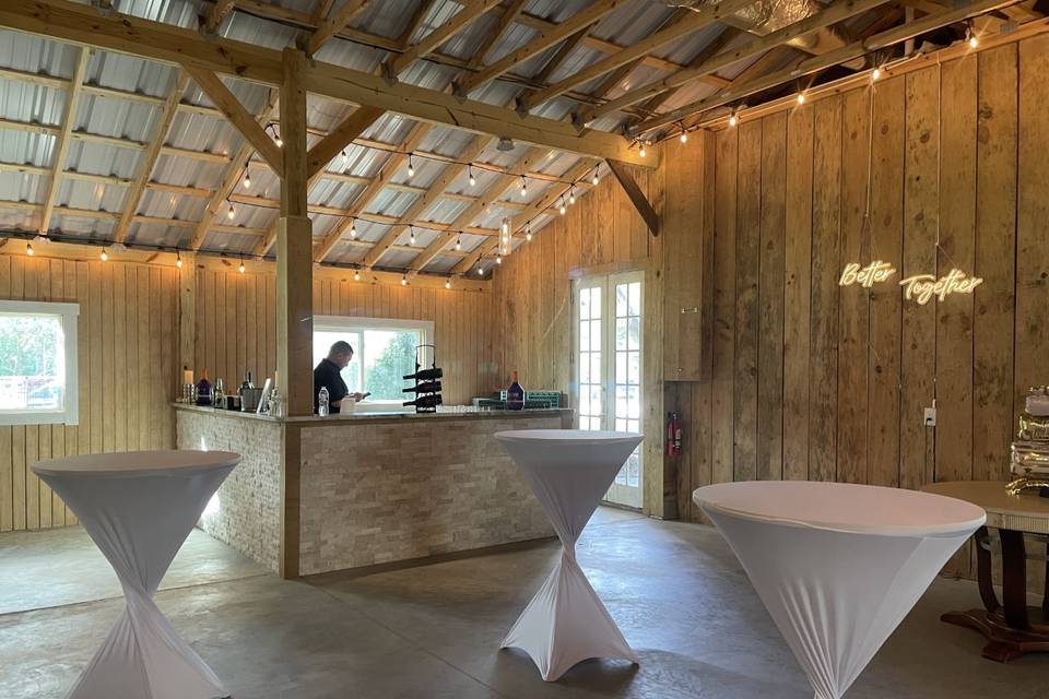 Bar in the barn