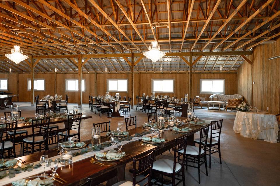 Indoor Barn Reception