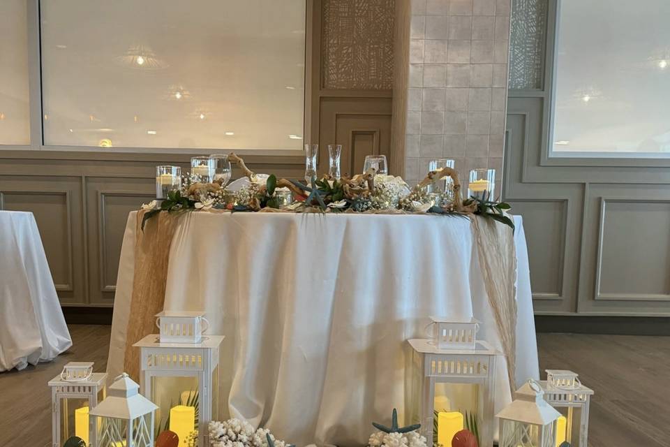 Sweetheart Table Decor