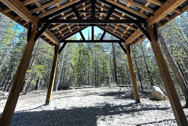 Beautiful pavilion ceiling