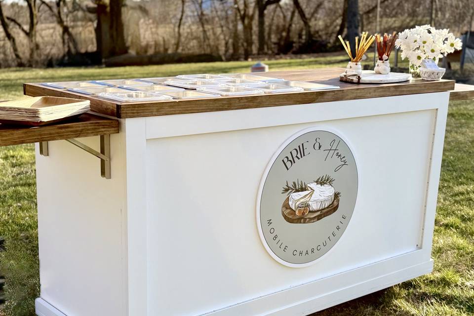 Mobile Charcuterie Cart