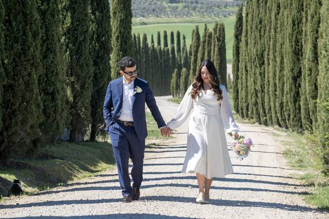 Just married in Tuscany