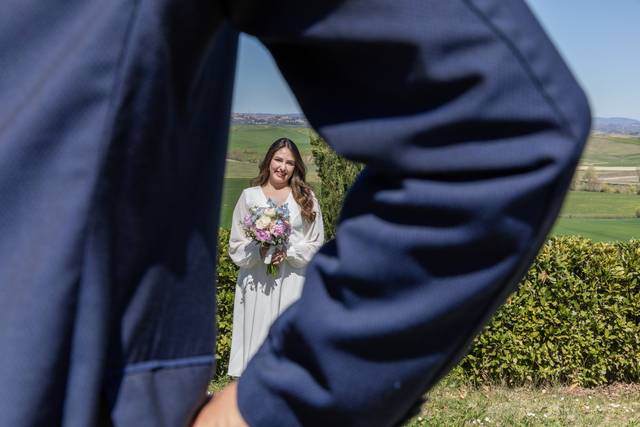 Just married in Tuscany