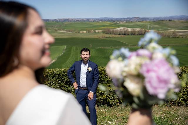Just married in Tuscany