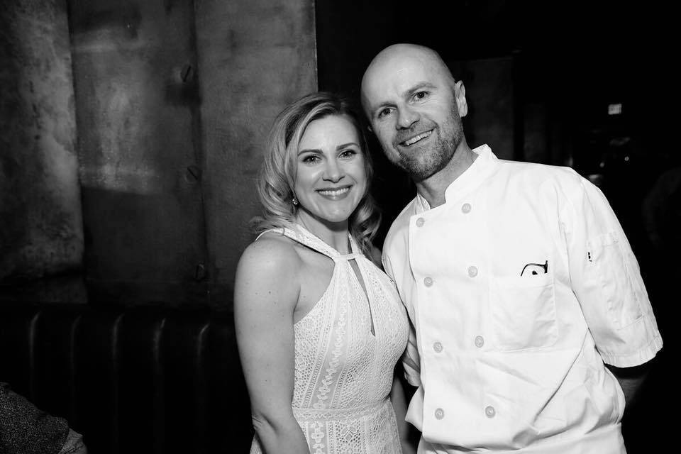 Executive Chef Donal and manager Amy