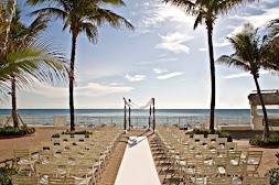 Outdoor ceremony layout