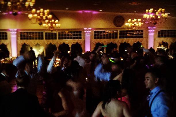 Guests dancing