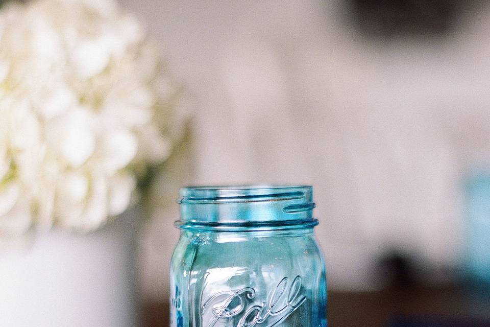 Blue jar