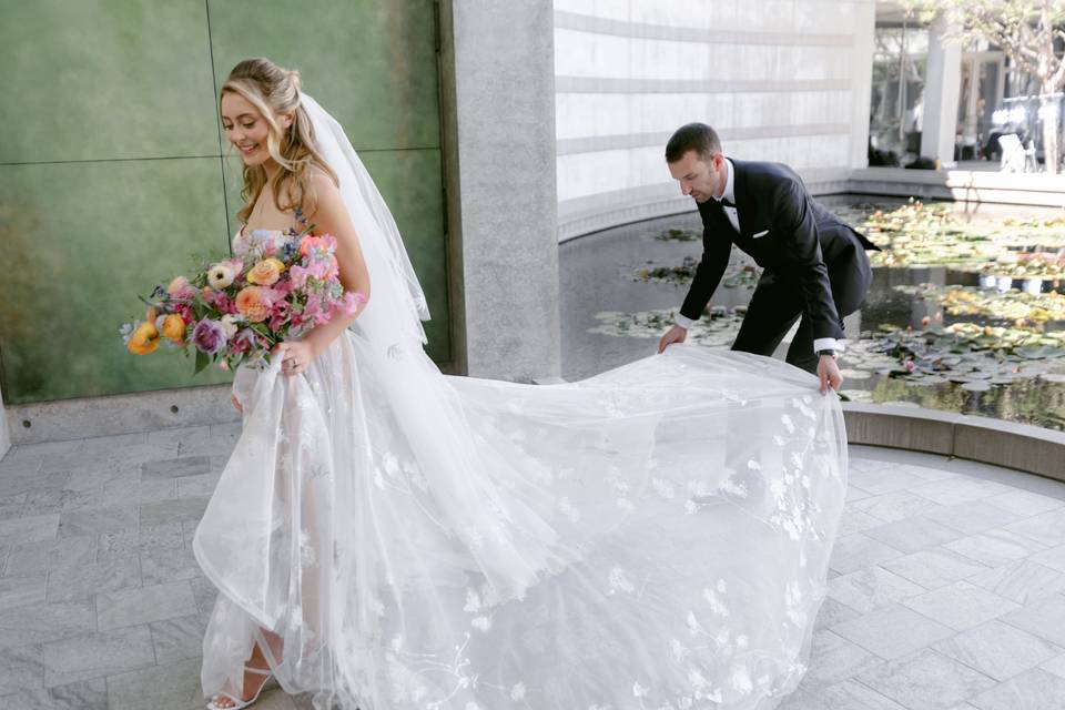 Ceremony Taper Courtyard