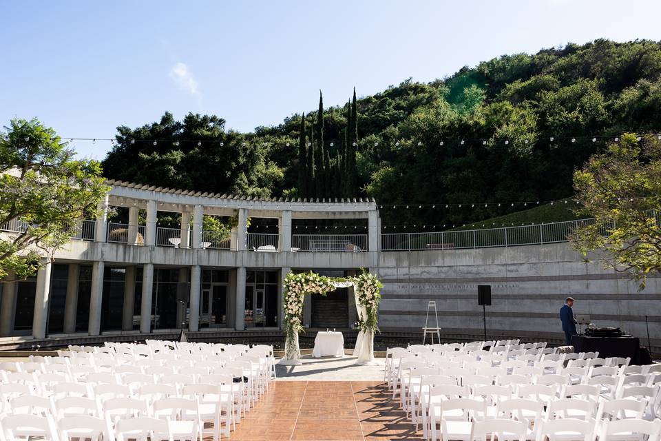 Ceremony on Taper Courtyard