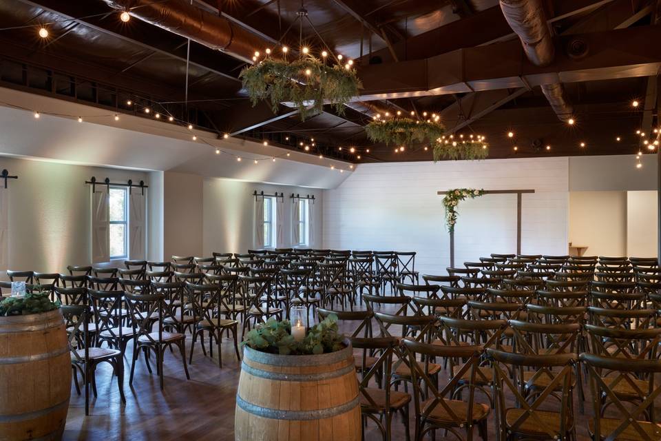 Indoor Ceremony site