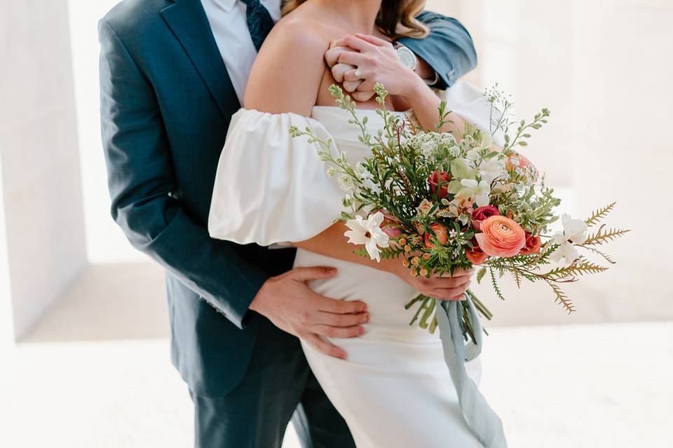 Married couple by Annie Darr Photography