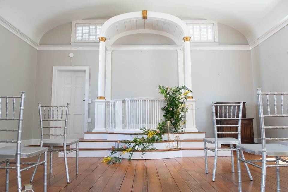 Ceremony setup by MLRED Photography