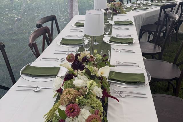 Dinner setup