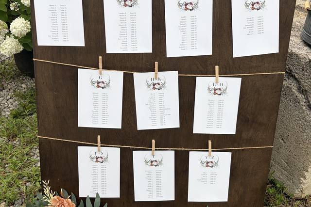 Alphabetical Seating Chart