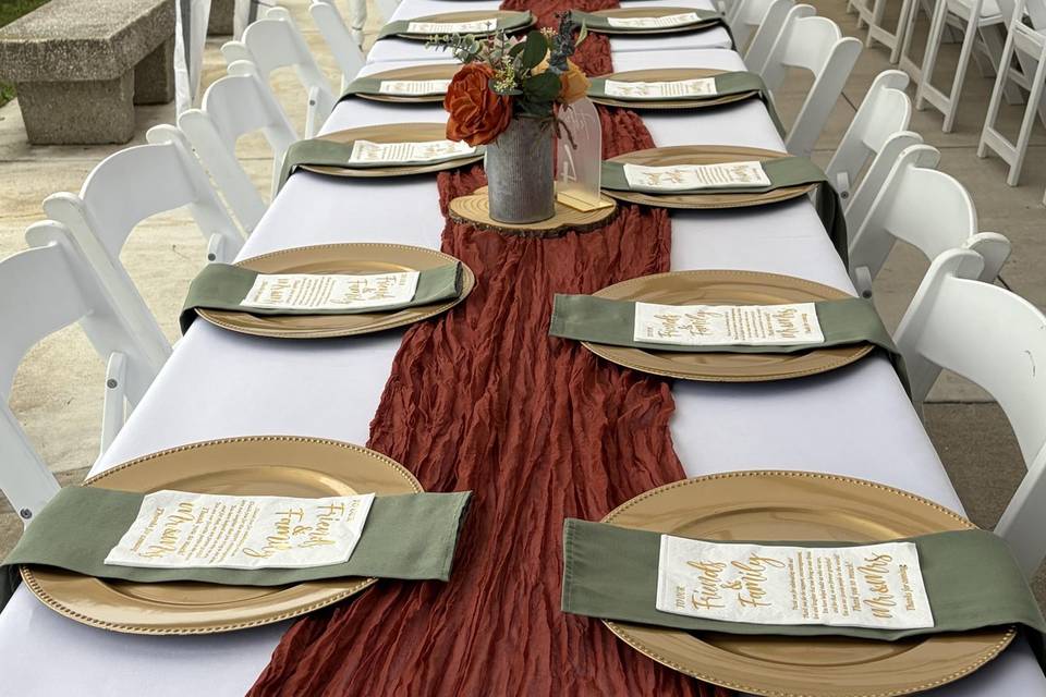 Table layout