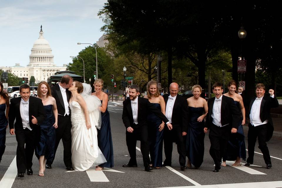 Bridal party in DC