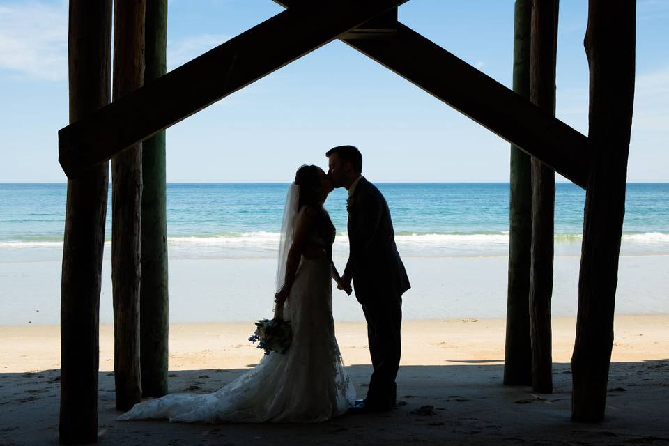 Silhouette Bridal Portrait