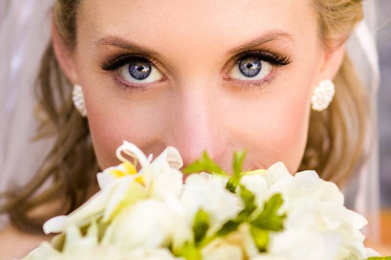 Bridal closeup