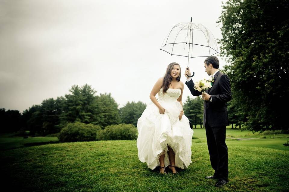 Wedding during Hurricane Irene