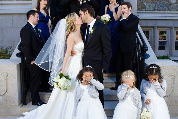 Fun bridal party shots