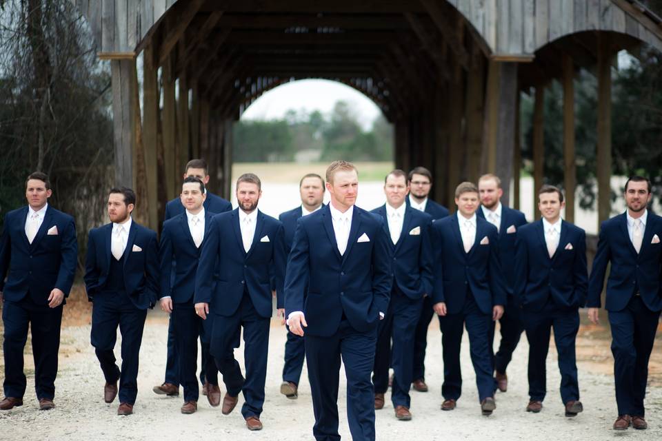 Men in formal wear