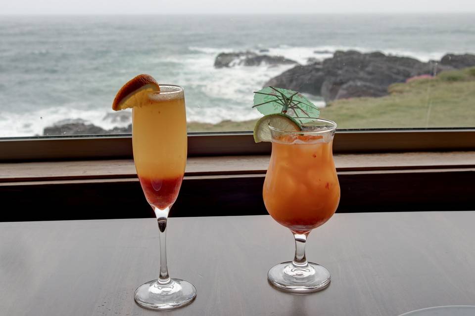 Drinks with a view