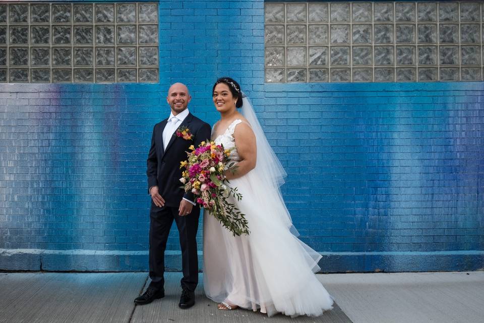 Bride and groom