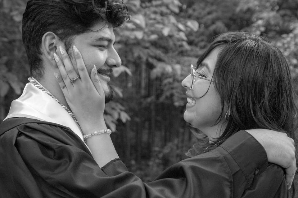 Grad couple