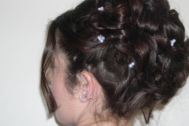 Bridal updo