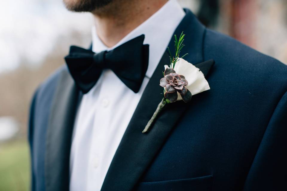 Sweet little boutonniere