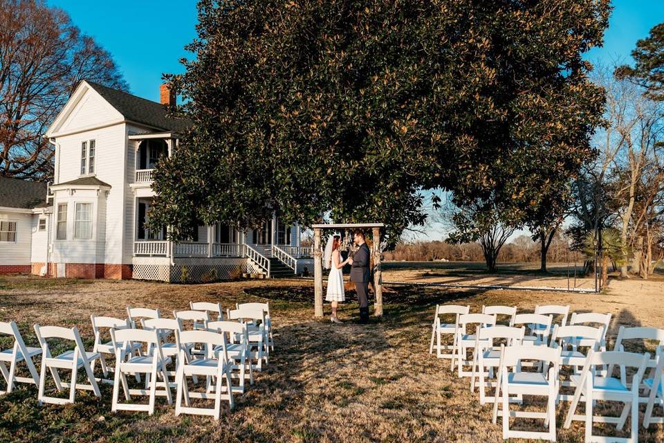 Outdoor ceremony