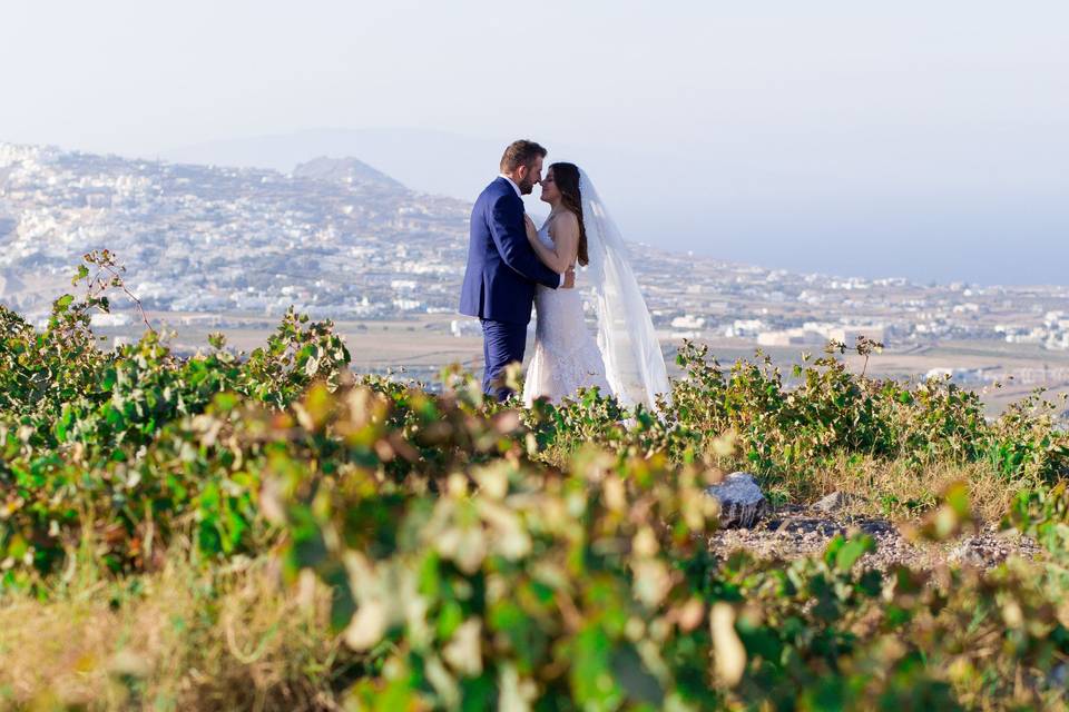 Wedding in Santorini