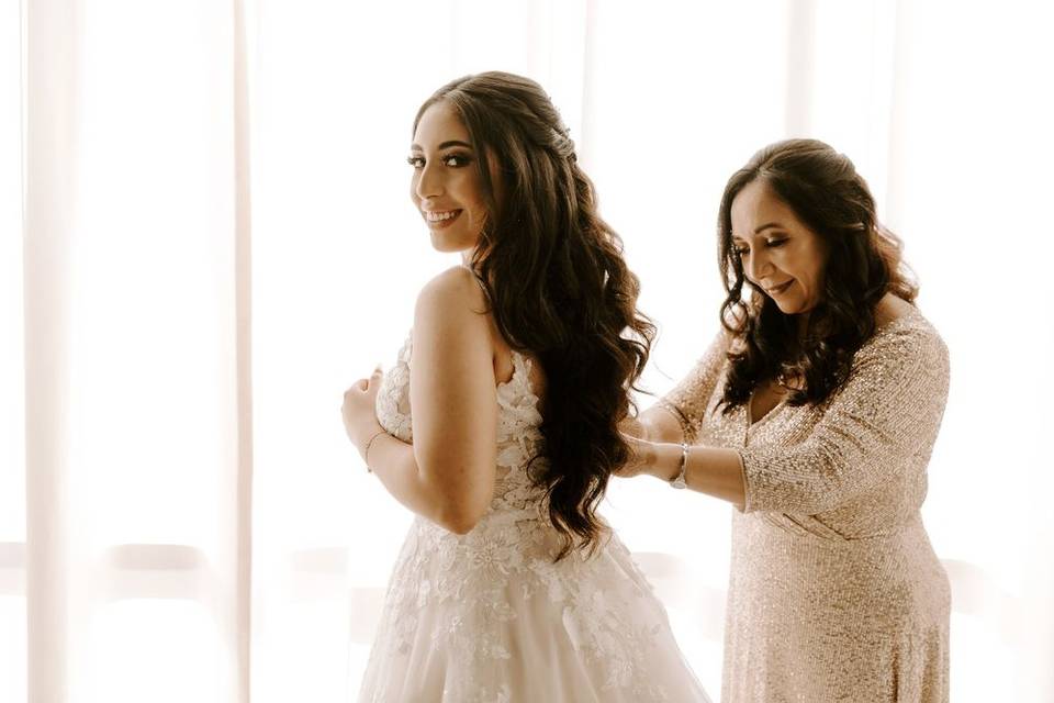 Hair and makeup