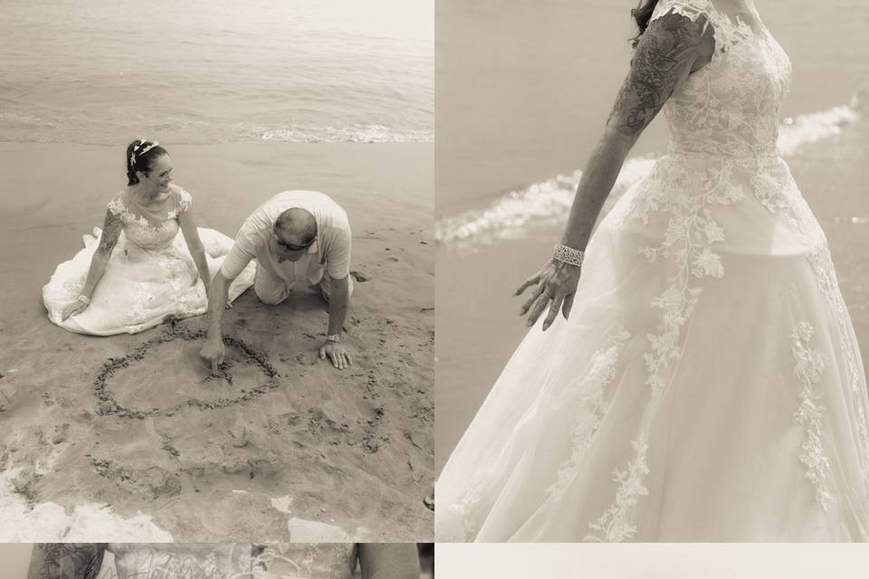 Wedding in coney island, NY