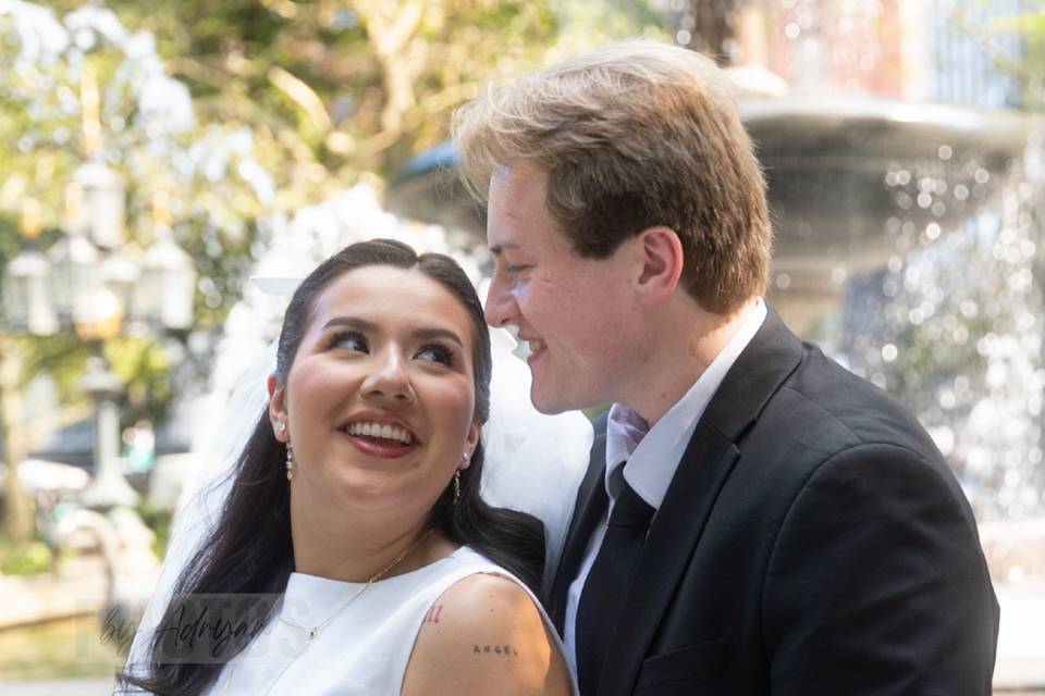Wedding picture City Hall